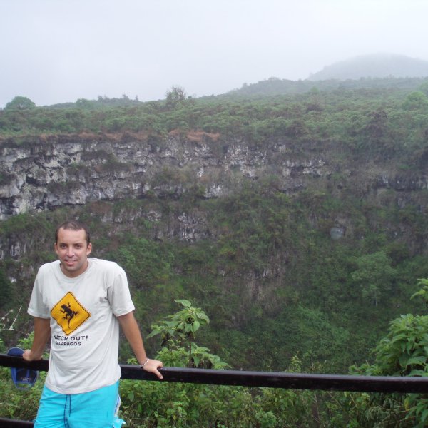 Galapagos' Volcanic history Twin Craters,Santa Cruz Island